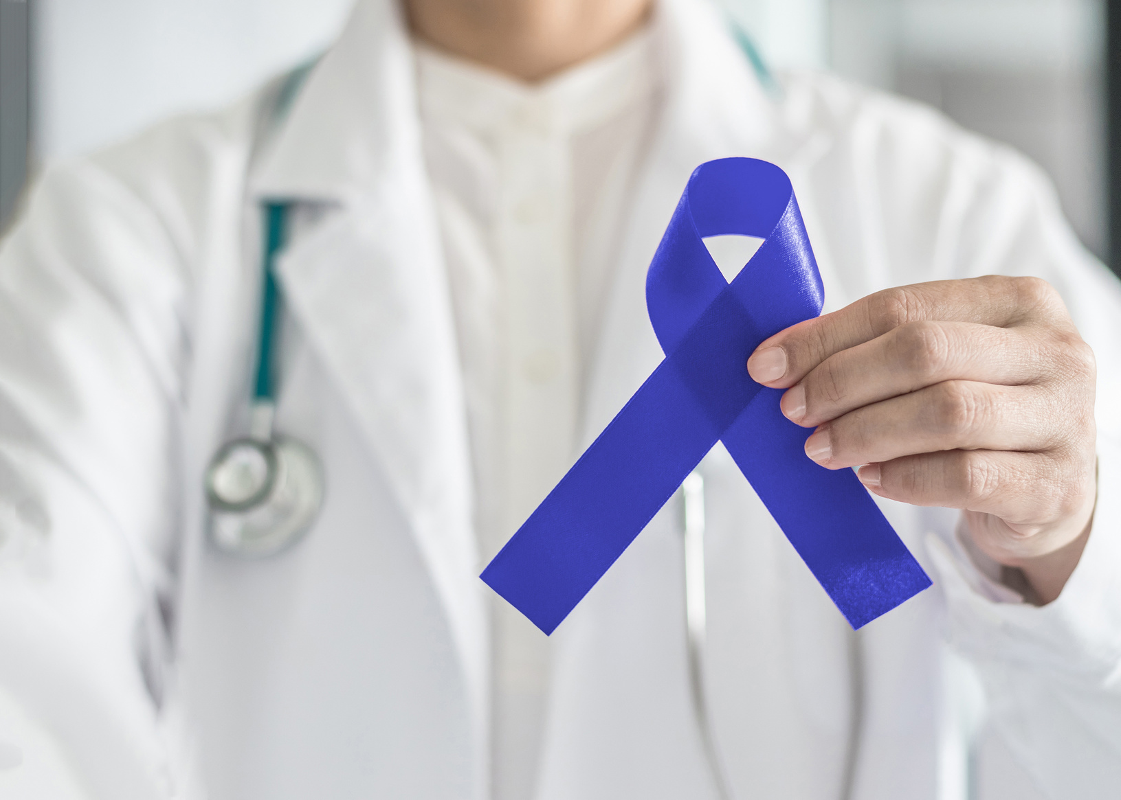 Colorectal cancer blue ribbon