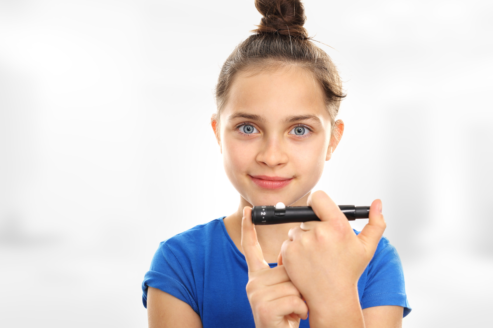 Girl with Diabetes
