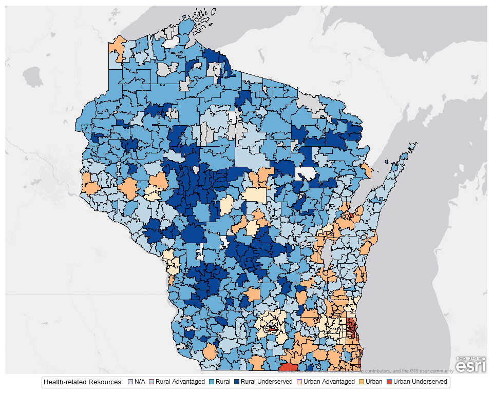 Wisconsin Zip Code Map Zip Codes By Rural And Urban Groupings Toolkit Now Available On Hipxchange  | Health Innovation Program